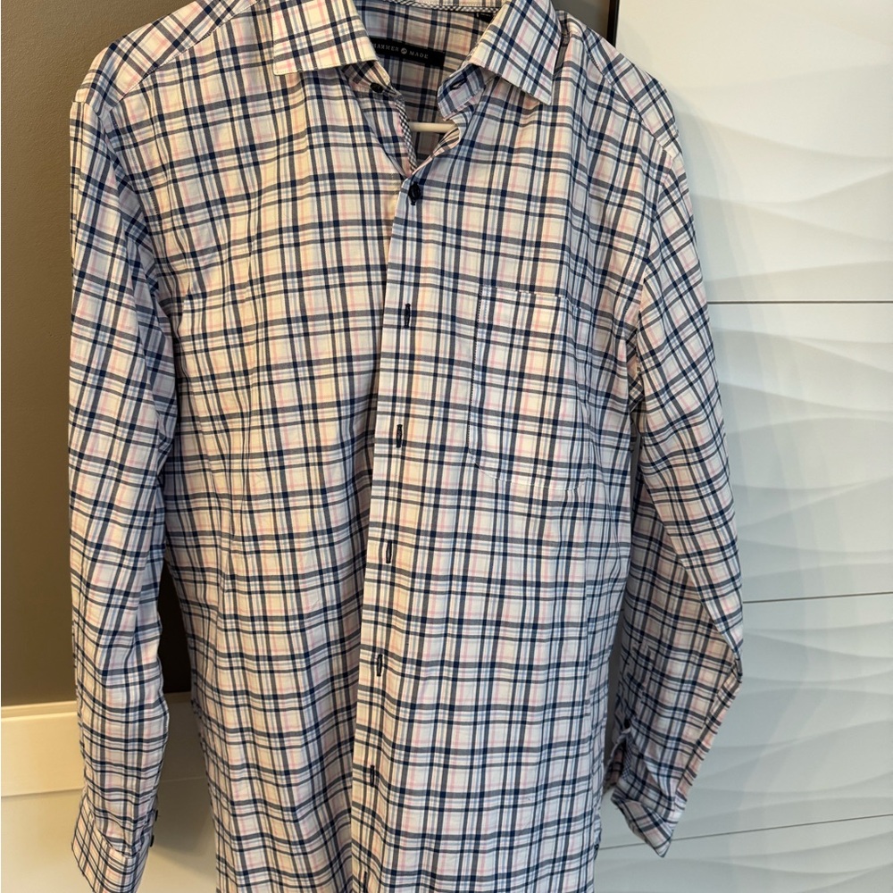 Classic Plaid Button-Down Shirt for Men